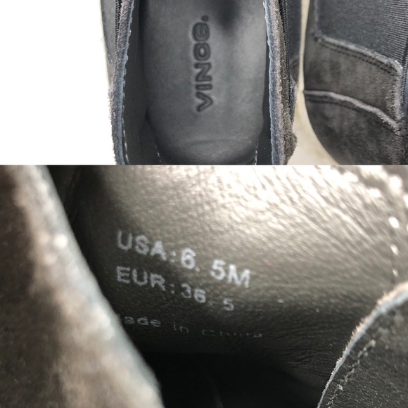 NWOB VINCE Kelowna Chelsea High Top Suede Sneakers - Picture 8 of 8